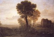 Claude Lorrain Landscape with Jacob,Rachel and Leah at the Well Sweden oil painting artist